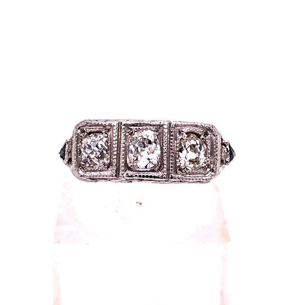 Estate Three Stone Ring Van Atkins Jewelers New Albany, MS