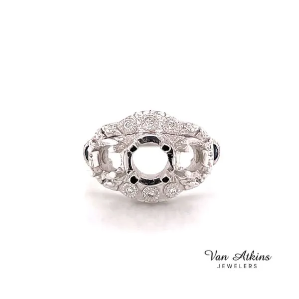 Estate Three Stone Ring Van Atkins Jewelers New Albany, MS