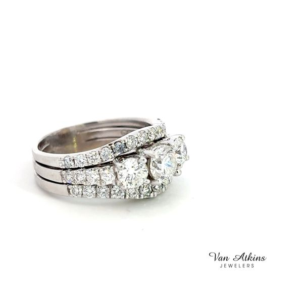 2.13 Carat Estate Three Stone Ring Image 3 Van Atkins Jewelers New Albany, MS