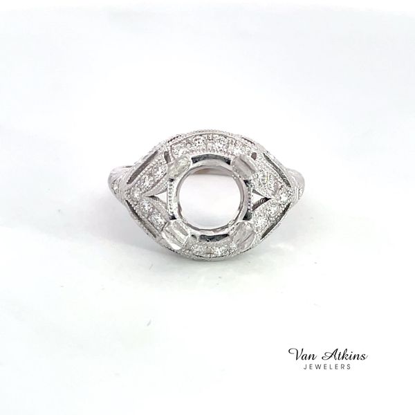 0.45 Carat Diamond Semi-Mount Ring Van Atkins Jewelers New Albany, MS