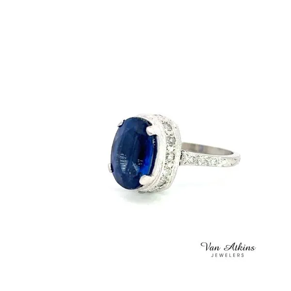 6 Carat Sapphire Ring Image 3 Van Atkins Jewelers New Albany, MS