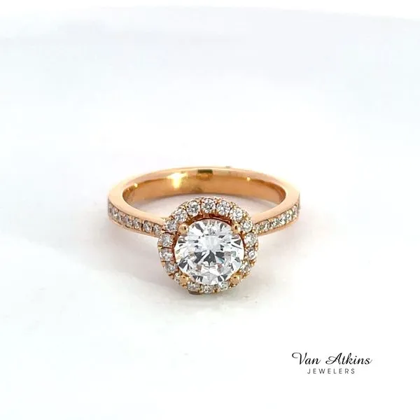 0.67 Carat Diamond Semi-Mount Ring Van Atkins Jewelers New Albany, MS