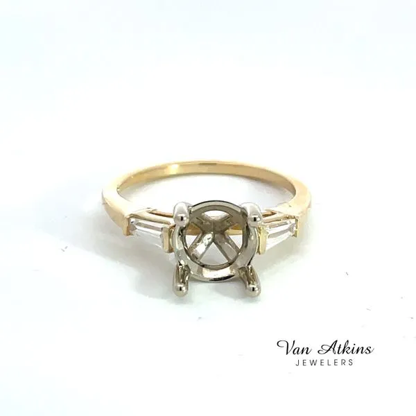 0.51 Carat Diamond Semi-Mount Rings Van Atkins Jewelers New Albany, MS
