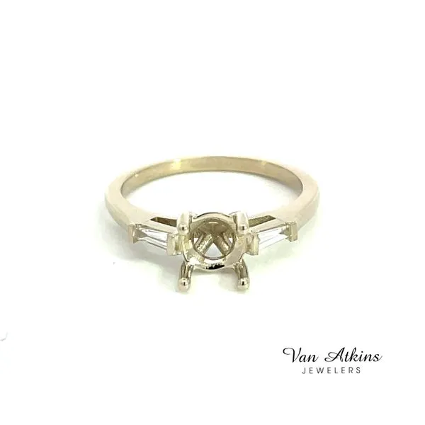 Honey Baguette Semi Mount Van Atkins Jewelers New Albany, MS