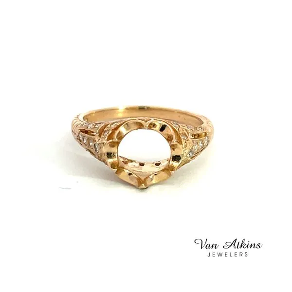 0.34 Carat Diamond Semi-Mount Rings Van Atkins Jewelers New Albany, MS