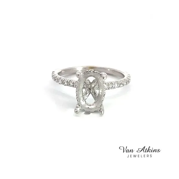 0.32 Carat Diamond Semi-Mount Rings Van Atkins Jewelers New Albany, MS
