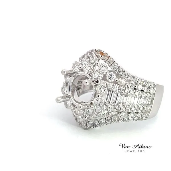 2.4 Carat Diamond Semi-Mount Rings Image 3 Van Atkins Jewelers New Albany, MS