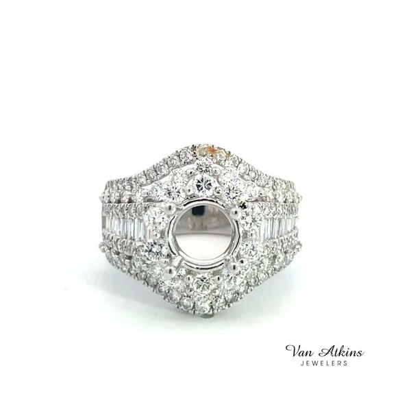 2.4 Carat Diamond Semi-Mount Rings Image 4 Van Atkins Jewelers New Albany, MS
