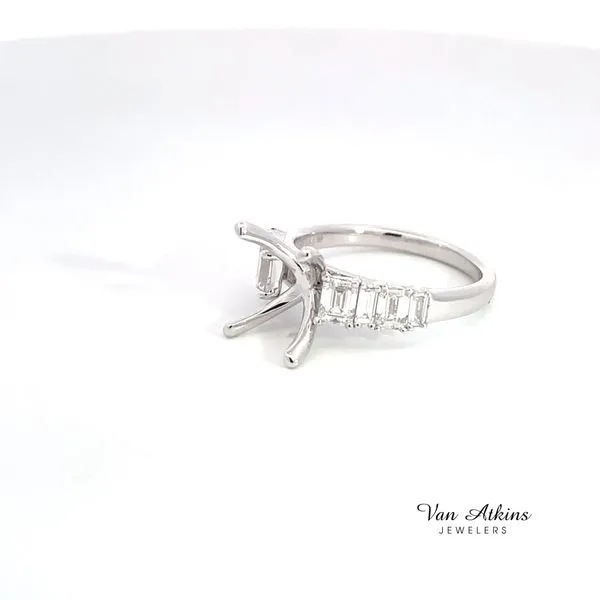 1.31 Carat Diamond Semi-Mount Ring Image 2 Van Atkins Jewelers New Albany, MS
