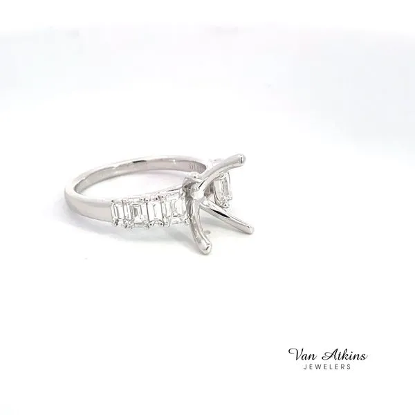 1.31 Carat Diamond Semi-Mount Ring Image 3 Van Atkins Jewelers New Albany, MS