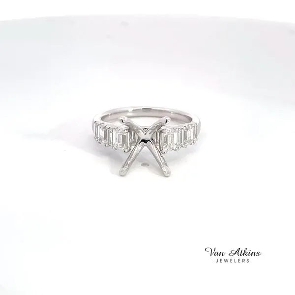 1.31 Carat Diamond Semi-Mount Ring Van Atkins Jewelers New Albany, MS