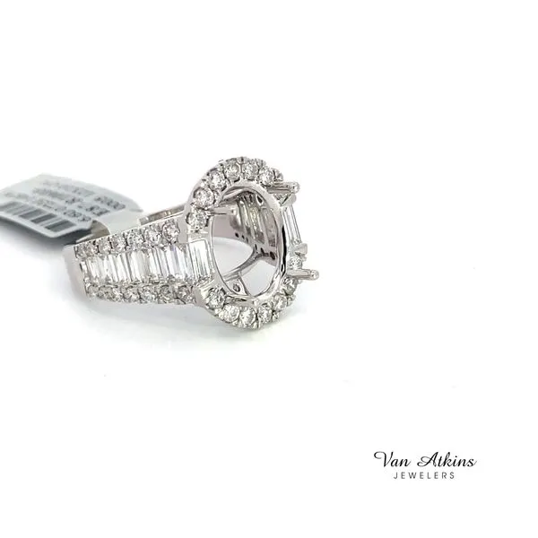 2.90 Carat Diamond Semi-Mount Ring Image 3 Van Atkins Jewelers New Albany, MS