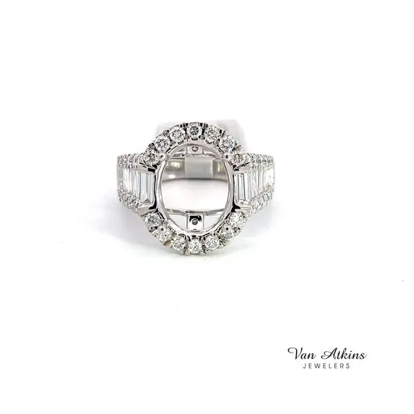2.90 Carat Diamond Semi-Mount Ring Van Atkins Jewelers New Albany, MS