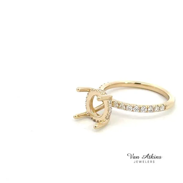 0.37 Carat Diamond Semi-Mount Ring Van Atkins Jewelers New Albany, MS