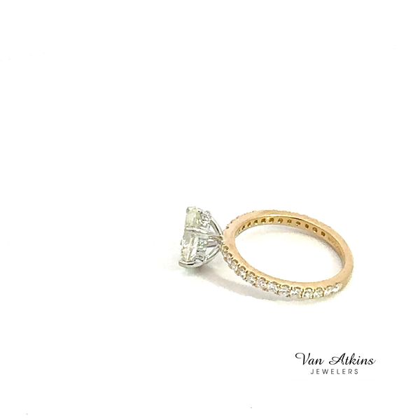 0.50 Carat Diamond Semi-Mount Rings Fits Oval Center Image 2 Van Atkins Jewelers New Albany, MS
