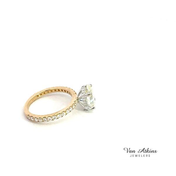 0.50 Carat Diamond Semi-Mount Rings Fits Oval Center Image 3 Van Atkins Jewelers New Albany, MS