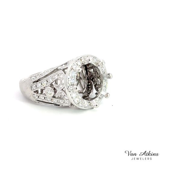 1.1 Carat Diamond Semi-Mount Ring Image 3 Van Atkins Jewelers New Albany, MS