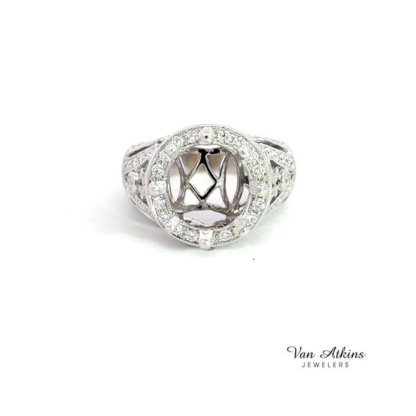 1.1 Carat Diamond Semi-Mount Ring Image 4 Van Atkins Jewelers New Albany, MS