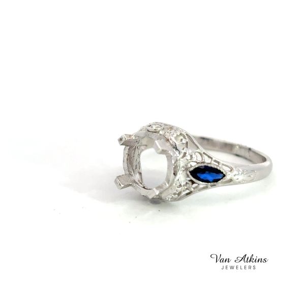 Estate Diamond Semi-Mount Ring Image 3 Van Atkins Jewelers New Albany, MS