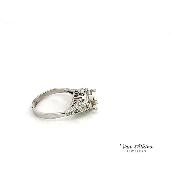 0.10 Carat Estate Diamond Semi-Mount Ring Image 2 Van Atkins Jewelers New Albany, MS