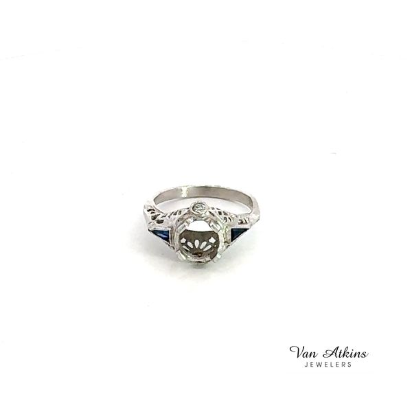 0.08 Carat Estate Diamond Semi-Mount Ring Van Atkins Jewelers New Albany, MS