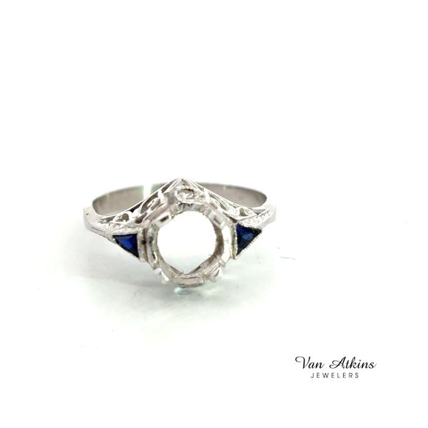 0.06 Carat Estate Diamond Semi-Mount Ring Van Atkins Jewelers New Albany, MS