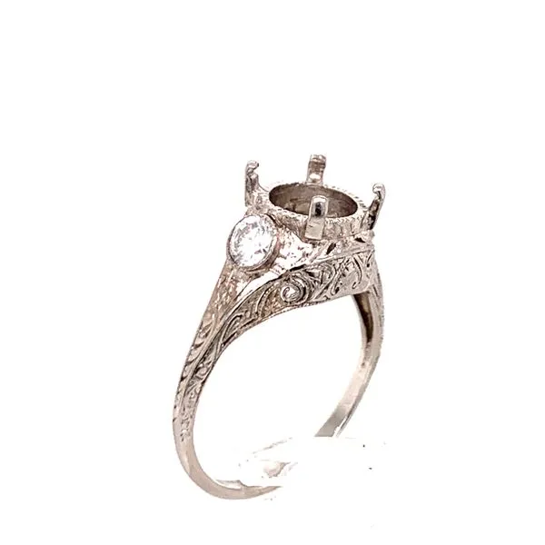 Estate Diamond Semi Mount Image 2 Van Atkins Jewelers New Albany, MS