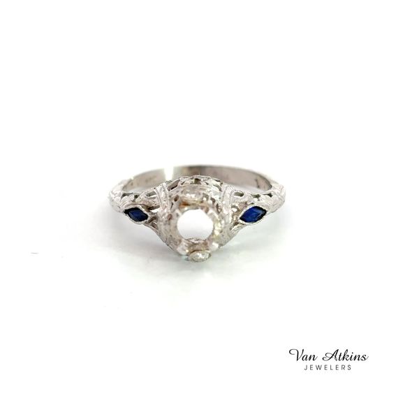 Estate Diamond Semi-Mount Ring Image 4 Van Atkins Jewelers New Albany, MS