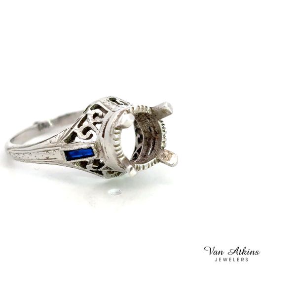 Estate Diamond Semi-Mount Ring Image 2 Van Atkins Jewelers New Albany, MS