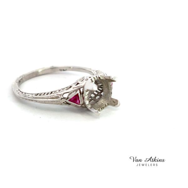 Estate Diamond Semi-Mount Ring Image 2 Van Atkins Jewelers New Albany, MS