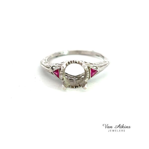 Estate Diamond Semi-Mount Ring Image 4 Van Atkins Jewelers New Albany, MS