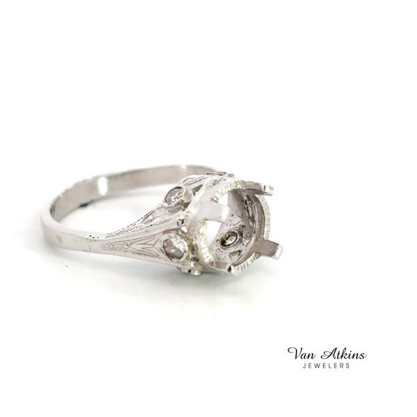 0.12 Carat Estate Diamond Semi-Mount Ring Image 3 Van Atkins Jewelers New Albany, MS