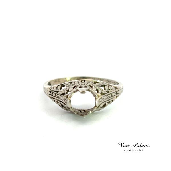 Estate Diamond Semi-Mount Ring Van Atkins Jewelers New Albany, MS
