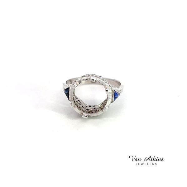 Estate Diamond Semi-Mount Ring Image 4 Van Atkins Jewelers New Albany, MS
