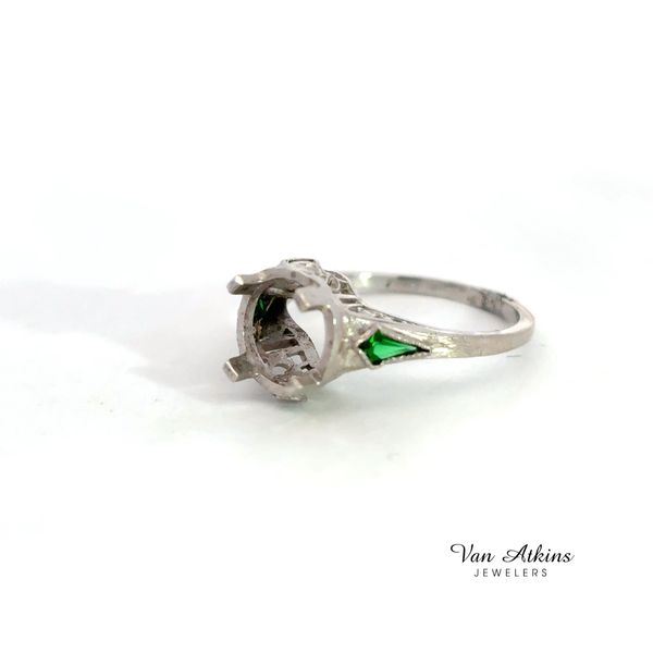 Estate Diamond Semi-Mount Ring Image 2 Van Atkins Jewelers New Albany, MS