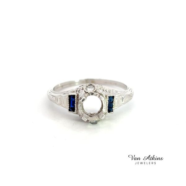 Estate Diamond Semi-Mount Ring Image 4 Van Atkins Jewelers New Albany, MS