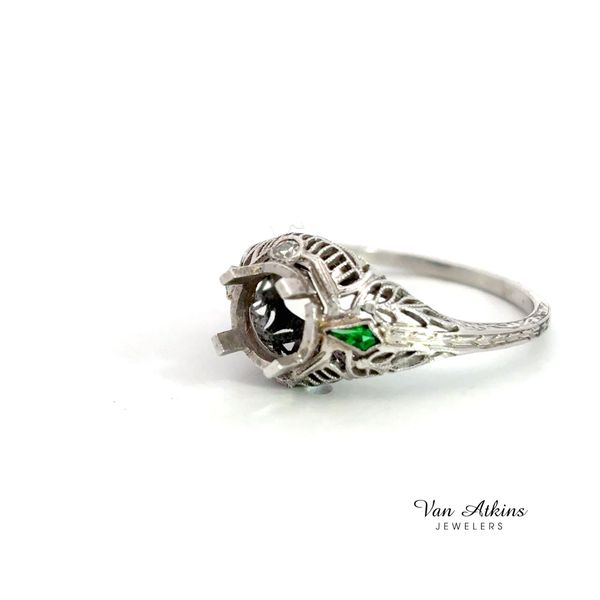 Estate Diamond Semi-Mount Ring Image 2 Van Atkins Jewelers New Albany, MS