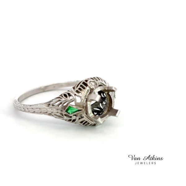 Estate Diamond Semi-Mount Ring Image 3 Van Atkins Jewelers New Albany, MS