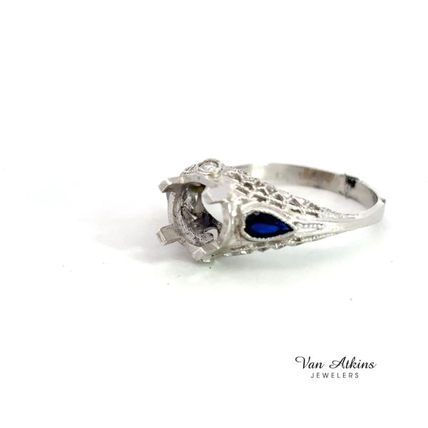 Estate Diamond Semi-Mount Ring Image 2 Van Atkins Jewelers New Albany, MS