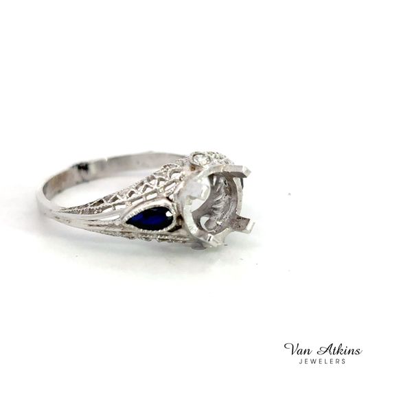 Estate Diamond Semi-Mount Ring Image 3 Van Atkins Jewelers New Albany, MS