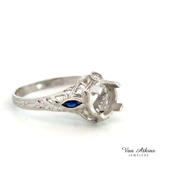 Estate Diamond Semi-Mount Ring Image 3 Van Atkins Jewelers New Albany, MS