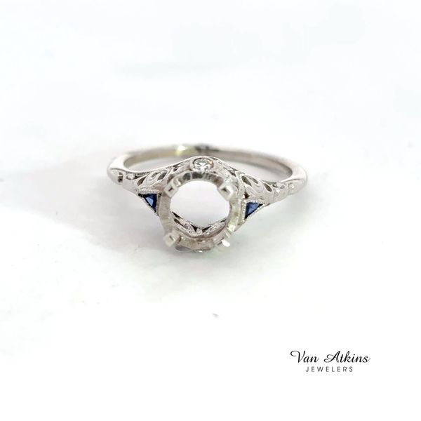 Estate Diamond Semi-Mount Ring Van Atkins Jewelers New Albany, MS