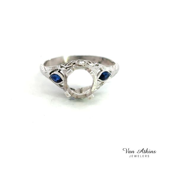 Estate Diamond Semi-Mount Ring Image 4 Van Atkins Jewelers New Albany, MS