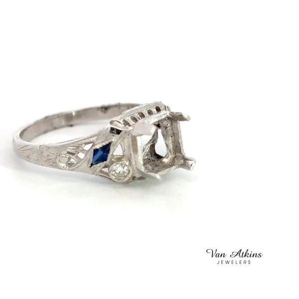 Estate Diamond Semi-Mount Ring Image 2 Van Atkins Jewelers New Albany, MS