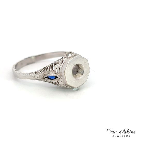 Estate Diamond Semi-Mount Ring Image 3 Van Atkins Jewelers New Albany, MS