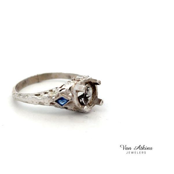 Estate Diamond Semi-Mount Ring Image 2 Van Atkins Jewelers New Albany, MS