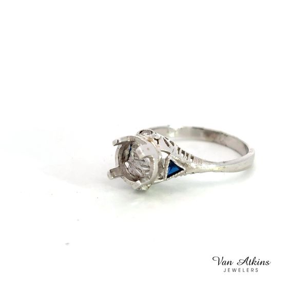 0.04 Carat Estate Diamond Semi-Mount Ring Image 2 Van Atkins Jewelers New Albany, MS