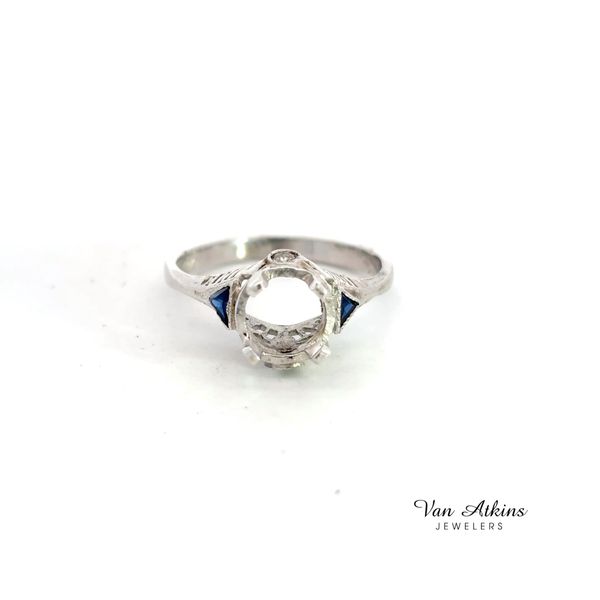 0.04 Carat Estate Diamond Semi-Mount Ring Image 4 Van Atkins Jewelers New Albany, MS