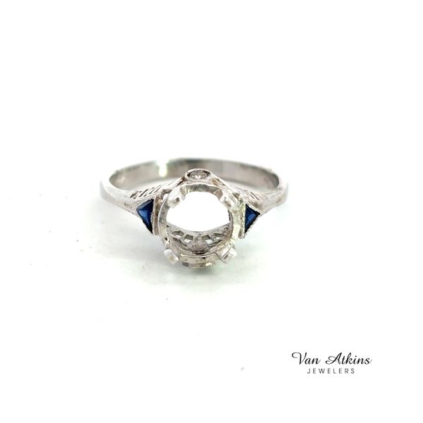 0.04 Carat Estate Diamond Semi-Mount Ring Van Atkins Jewelers New Albany, MS