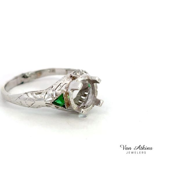 Estate Diamond Semi-Mount Ring Image 3 Van Atkins Jewelers New Albany, MS